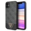 Guess GUHCN61PU4GHBK iPhone 11 6,1 / Xrszary/grey hardcase 4G Triangle Collection